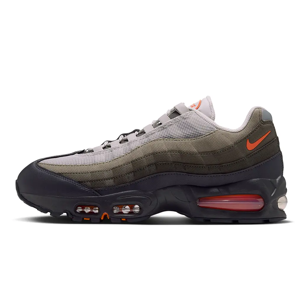 Nike Air Max 95 Big Bubble Dark Loden Safety Orange Nike Air Max 95 Big Bubble Dark Loden Safety Orange
