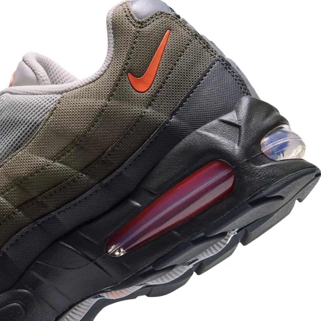 Nike Air Max 95 Big Bubble Dark Loden Safety Orange Nike Air Max 95 Big Bubble Dark Loden Safety Orange